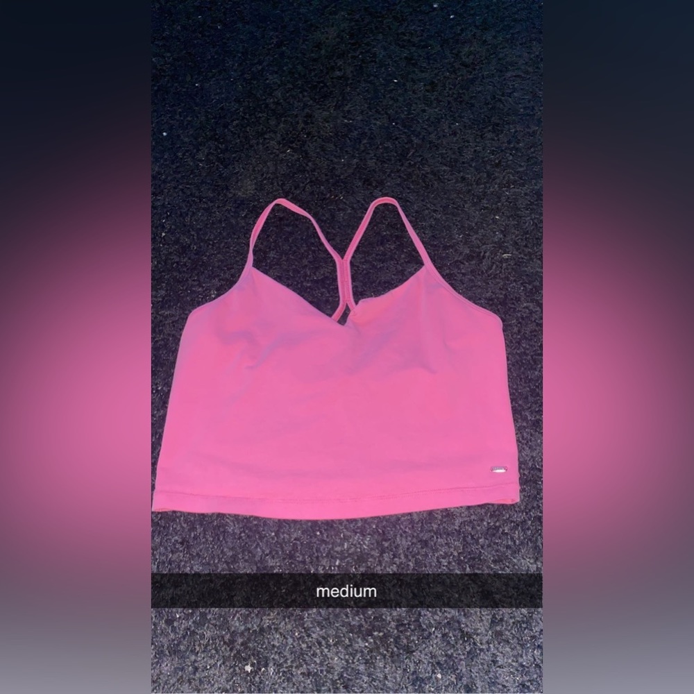 hot pink tank top